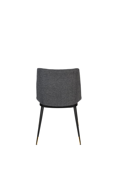 Eetkamerstoel Lionel Nylon en polyester Donkergrijs 63x49.6 cm-Fauteuils-Creating Home