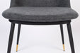 Eetkamerstoel Lionel Nylon en polyester Donkergrijs 63x49.6 cm-Fauteuils-Creating Home
