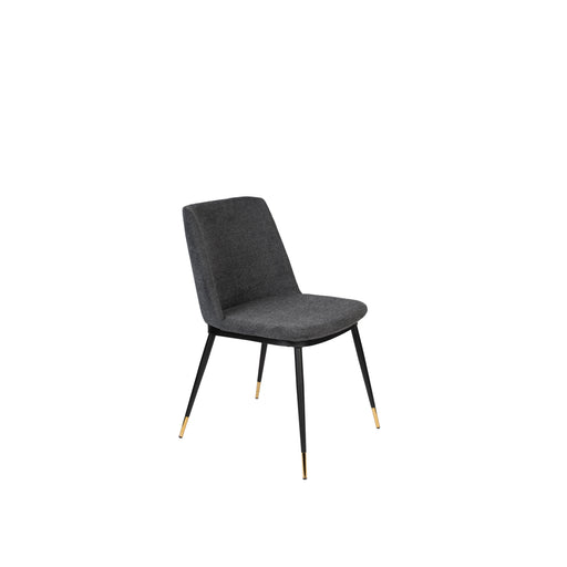 Eetkamerstoel Lionel Nylon en polyester Donkergrijs 63x49.6 cm-Fauteuils-Creating Home