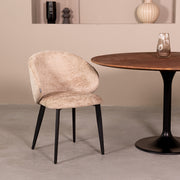 Eetkamerstoel Logan Beige Elegance 57x62x84 cm-Eetkamerstoelen-LABEL51
