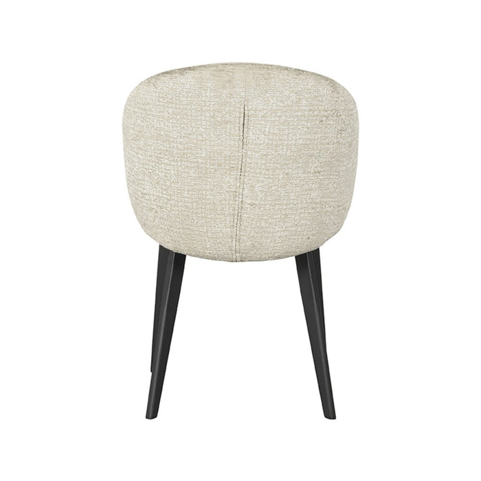 Eetkamerstoel Logan - Beige - Fluweel-Eetkamerstoelen-LABEL51