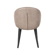 Eetkamerstoel Logan Taupe Micro Suede 57x62x84 cm-Eetkamerstoelen-LABEL51