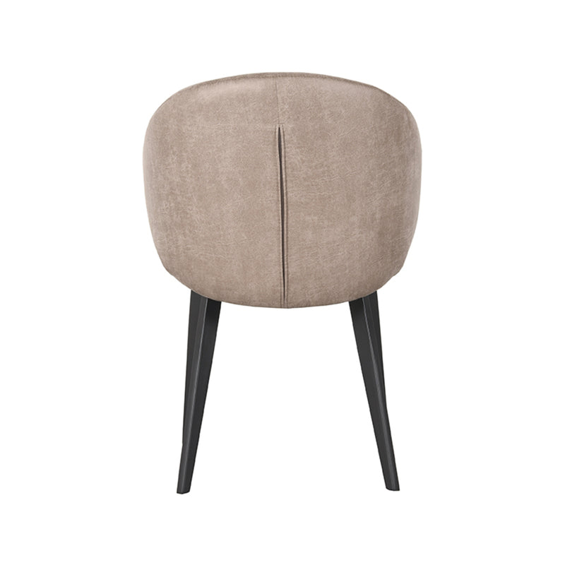Eetkamerstoel Logan Taupe Micro Suede 57x62x84 cm-Eetkamerstoelen-LABEL51