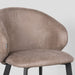 Eetkamerstoel Logan - Taupe - Micro Suede-Eetkamerstoelen-LABEL51