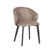 Eetkamerstoel Logan - Taupe - Micro Suede-Eetkamerstoelen-LABEL51