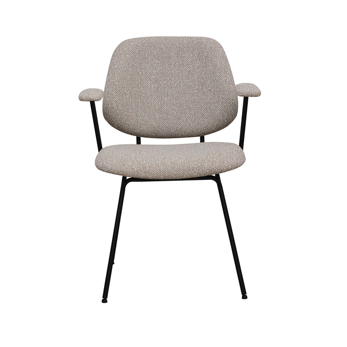 Eetkamerstoel Loreto - Naturel - Royal Boucle-Eetkamerstoelen-LABEL51