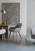 Eetkamerstoel Loua Off-white Polyester Wit 59x59 cm-Eetkamerstoelen-Creating Home