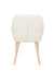 Eetkamerstoel Loua Off-white Polyester Wit 59x59 cm-Eetkamerstoelen-Creating Home