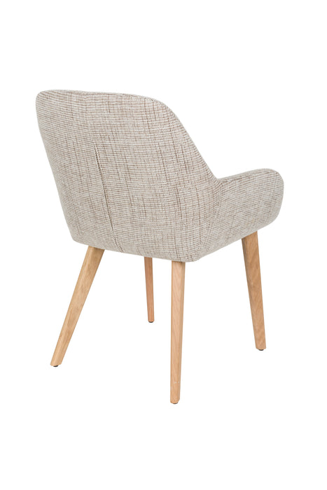 Eetkamerstoel Loua Polyester Bruin 59x59 cm-Fauteuils-Creating Home