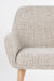 Eetkamerstoel Loua Polyester Bruin 59x59 cm-Fauteuils-Creating Home