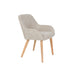 Eetkamerstoel Loua Polyester Bruin 59x59 cm-Fauteuils-Creating Home