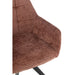 Eetkamerstoel Louna Iron | Acrylic Brown-Eetkamerstoelen-J-Line