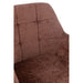 Eetkamerstoel Louna Iron | Acrylic Brown-Eetkamerstoelen-J-Line