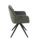 Eetkamerstoel Louna Iron | Acrylic Green-Eetkamerstoelen-J-Line