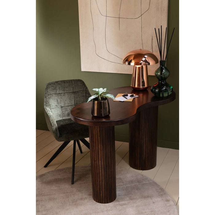 Eetkamerstoel Louna Iron | Acrylic Green-Eetkamerstoelen-J-Line