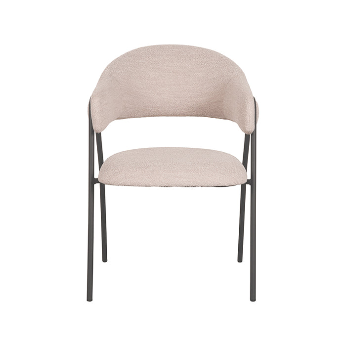 LABEL51 Eetkamerstoel Lowen - Naturel - Bouclé-Rechthoekige vloerkleden-LABEL51