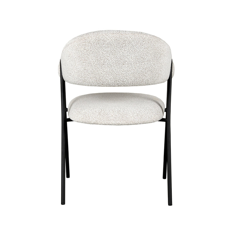 Eetkamerstoel Lowen Champagne Boucle 58x60x84 cm-Eetkamerstoelen-LABEL51