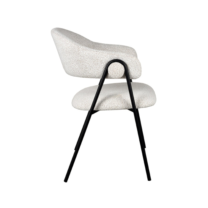 Eetkamerstoel Lowen - Champagne - Boucle-Eetkamerstoelen-LABEL51