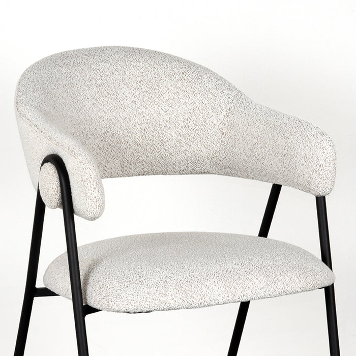 Eetkamerstoel Lowen - Champagne - Boucle-Eetkamerstoelen-LABEL51