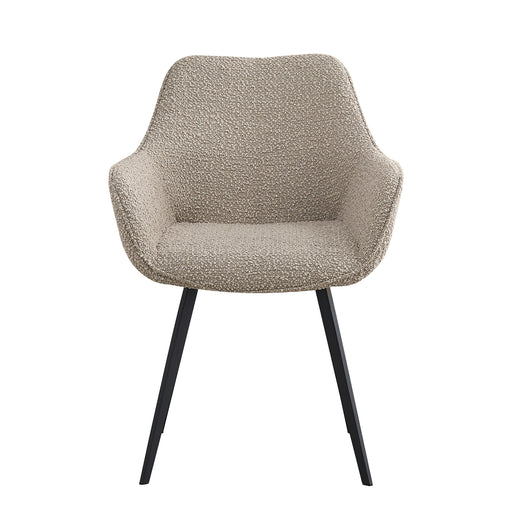 Eetkamerstoel Luca Bouclé Beige 59 cm-Eetkamerstoelen-Livingfurn
