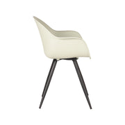 Eetkamerstoel Luca Breeze PP Zwart Metalen Frame 58x54x85 cm-Eetkamerstoelen-LABEL51