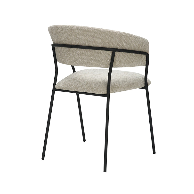 Eetkamerstoel Luuk Naturel Elite 58x45x80 cm-Eetkamerstoelen-LABEL51