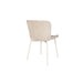 Eetkamerstoel Marion Off Polyester Wit 60x50 cm