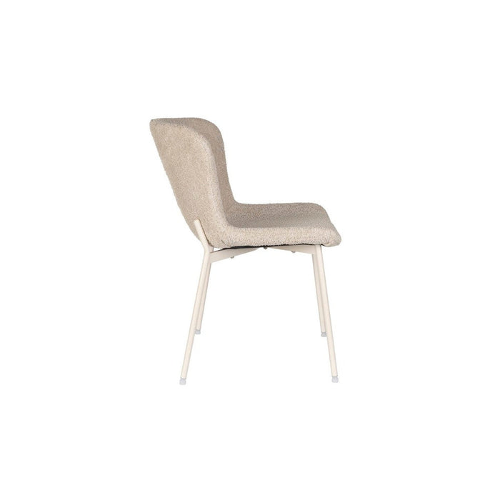 Eetkamerstoel Marion Off Polyester Wit 60x50 cm-Fauteuils-Creating Home