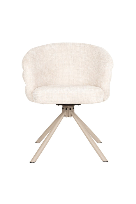 Eetkamerstoel Marjolein Polyester Beige – productaanzicht