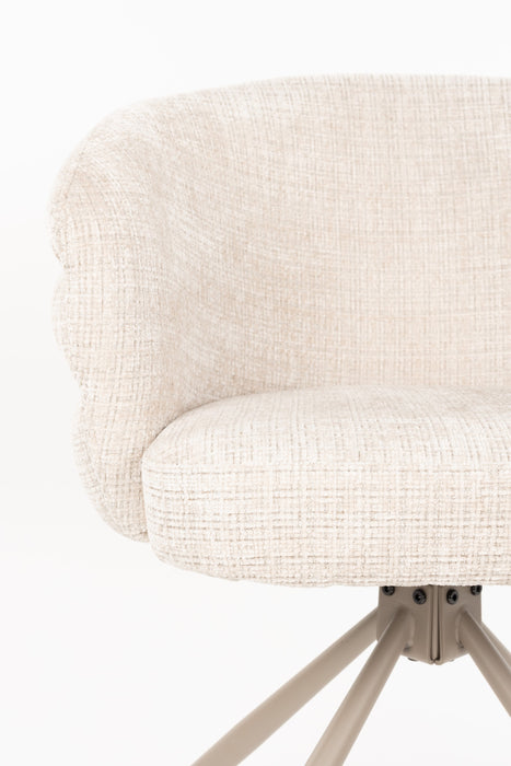 Eetkamerstoel Marjolein Polyester Beige – detail