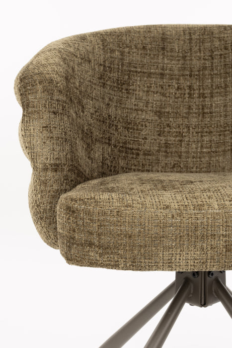 Eetkamerstoel Marjolein Polyester Groen – detail