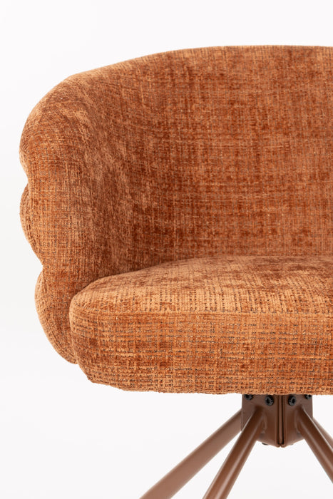 Eetkamerstoel Marjolein Polyester Rood – detail