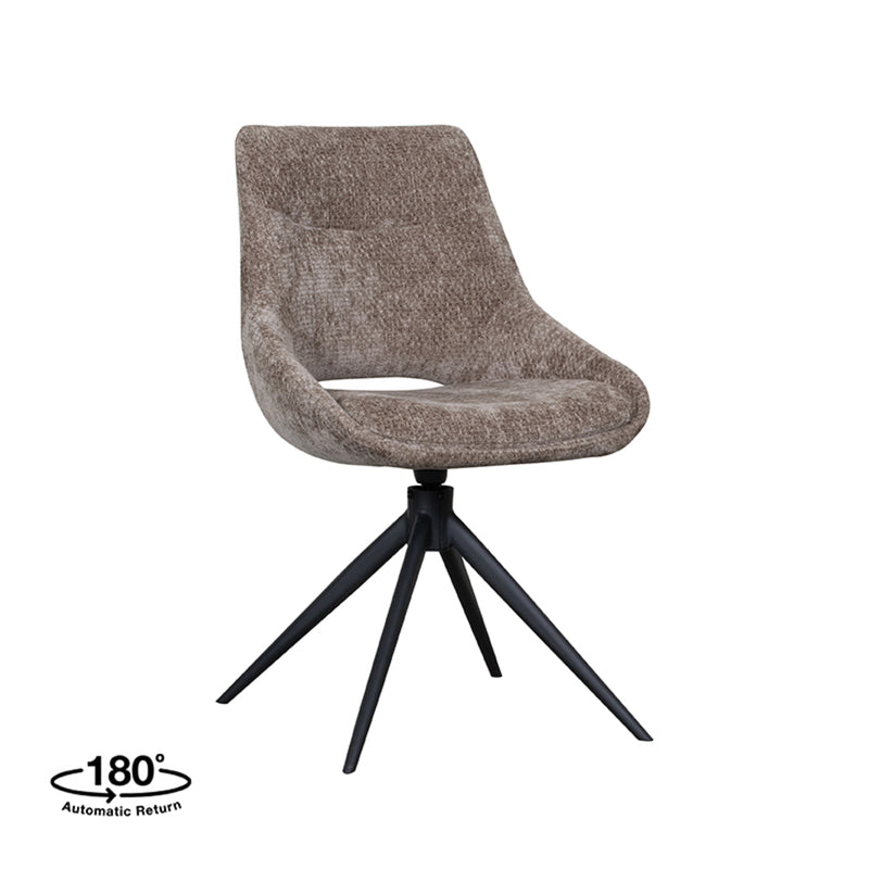 Eetkamerstoel Marlow Hunter Elite Draaibaar 48x63x86 cm-Eetkamerstoelen-LABEL51