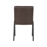 Eetkamerstoel Matz Antraciet Microvezel 50x60x86 cm-Eetkamerstoelen-LABEL51