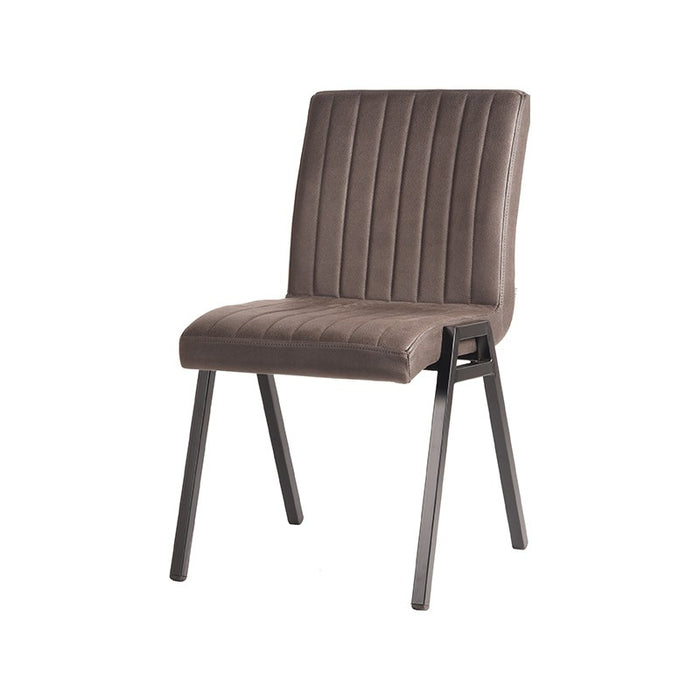 Eetkamerstoel Matz - Antraciet - Microvezel-Eetkamerstoelen-LABEL51