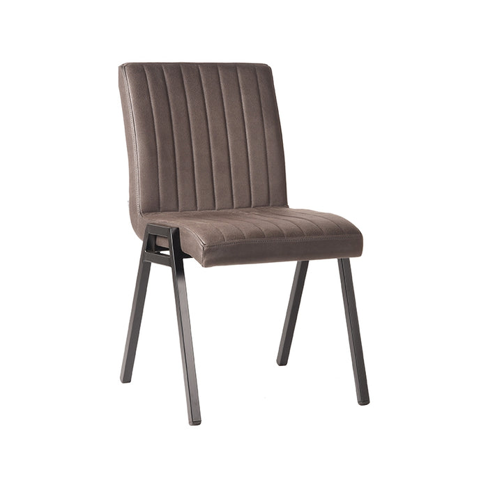Eetkamerstoel Matz - Antraciet - Microvezel-Eetkamerstoelen-LABEL51