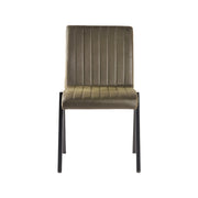 Eetkamerstoel Matz Army Microvezel 50x60x86 cm-Eetkamerstoelen-LABEL51