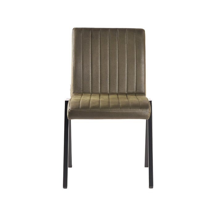 Eetkamerstoel Matz - Army - Microvezel-Eetkamerstoelen-LABEL51