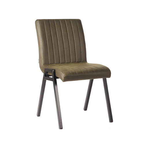 Eetkamerstoel Matz - Army - Microvezel-Eetkamerstoelen-LABEL51