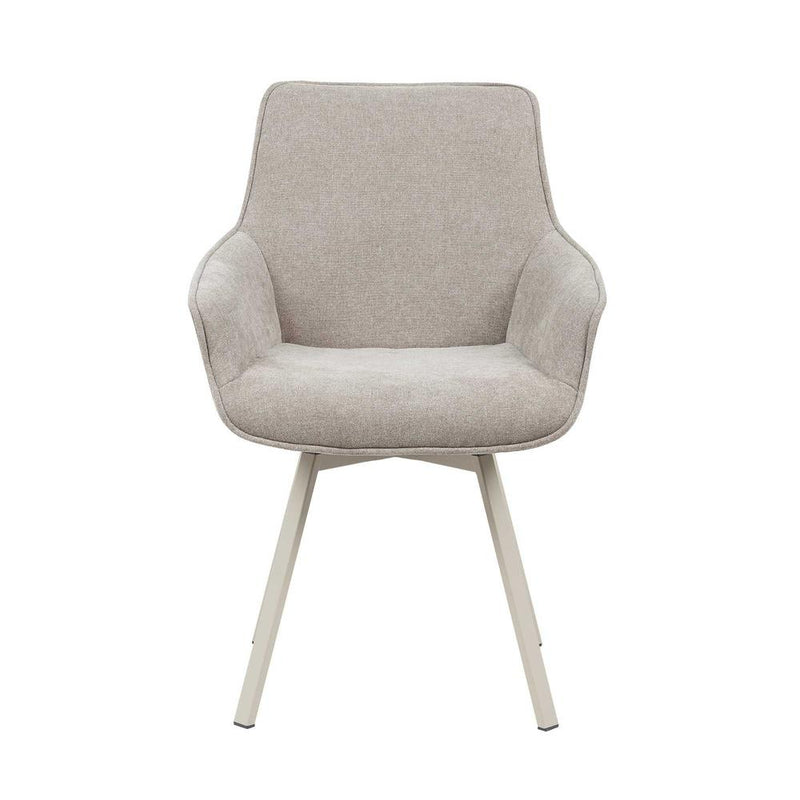 Eetkamerstoel Mees Taupe 57x62.5x86.5 cm-Eetkamerstoelen-Starfurn