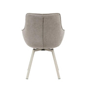 Eetkamerstoel Mees Taupe 57x62.5x86.5 cm-Eetkamerstoelen-Starfurn