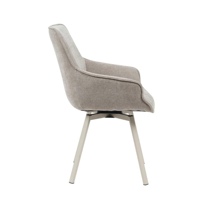 Eetkamerstoel Mees - Taupe-Eetkamerstoelen-Starfurn