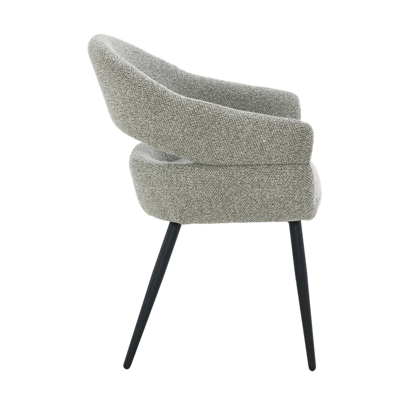 Eetkamerstoel Megan Taupe 58 cm 58x62x85 cm-Eetkamerstoelen-Livingfurn