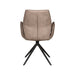 Eetkamerstoel Mellow 58x63x92 cm Taupe micro Suede-Eetkamerstoelen-LABEL51