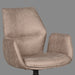 Eetkamerstoel Mellow 58x63x92 cm Taupe micro Suede-Eetkamerstoelen-LABEL51