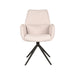 Eetkamerstoel Mellow - Naturel - Boucle - Draaibaar-Eetkamerstoelen-LABEL51