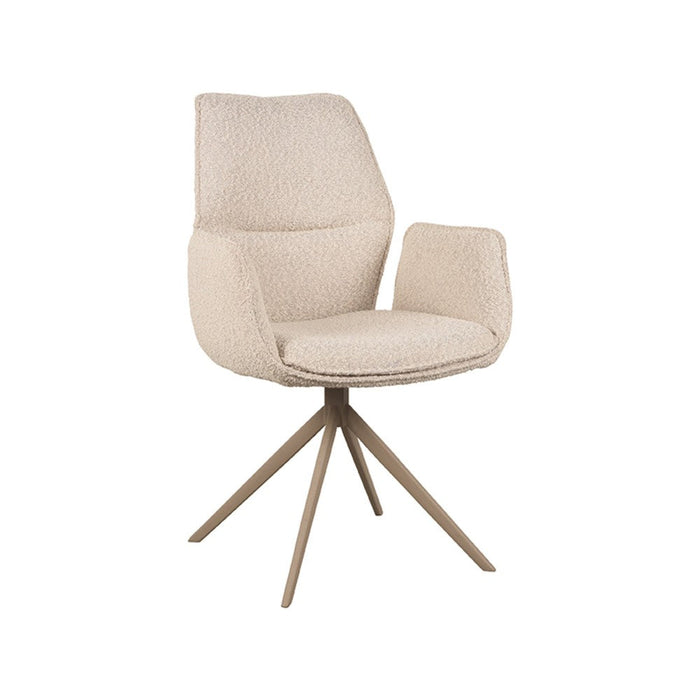 Eetkamerstoel Mellow - Naturel - Boucle-Eetkamerstoelen-LABEL51