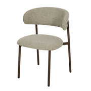 Eetkamerstoel Micah Beige 54 cm 54.5x58x78 cm-Eetkamerstoelen-Livingfurn