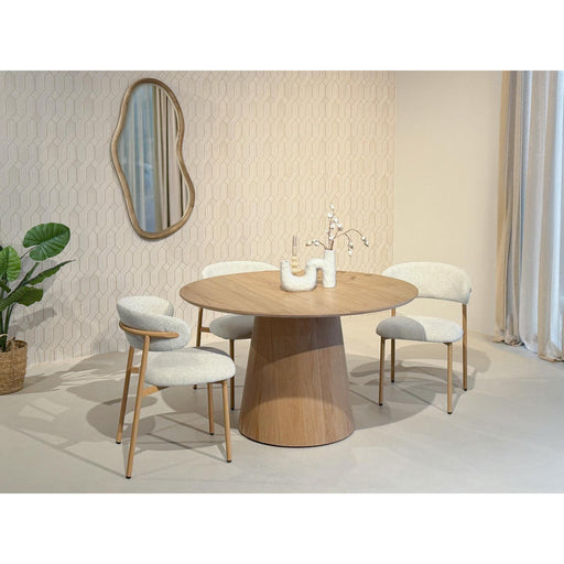 Eetkamerstoel Micah Hush Eiken 54 cm 54.4x58x78 cm-Eetkamerstoelen-Livingfurn