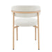 Eetkamerstoel Micah Hush Eiken 54 cm 54.4x58x78 cm-Eetkamerstoelen-Livingfurn